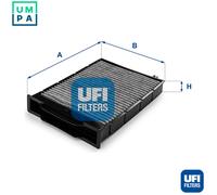 UFI Filters, Cabin Air Filter 54.201.00, Suitable for cars, Applicable to Various Models of Renault