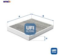 Cabin filter Activated Carbon Filter 54.230.00 UFI for OPEL CHEVROLET