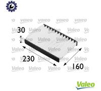 Valeo Cabin Air Filter ESSENTIAL 698255 – Particle filter protection against pollen, dust & bacteria