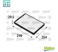 VALEO 698606 Pollen filter