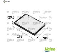 VALEO 698606 Pollen filter