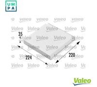 VALEO 698657 Pollen filter