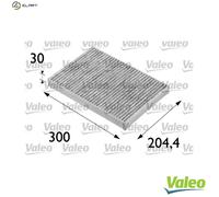 Valeo Cabin Pollen Filter 698683 – Activated Carbon – Fits Audi A4/S4 B6/B7, A6 C5
