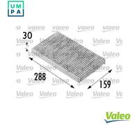 Valeo Cabin Filter 698687 – Activated Carbon – for Lancia Dedra/Delta II/Lybra, Alfa Romeo 156, Fiat