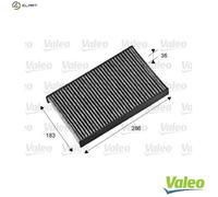 Valeo Cabin Air Filter 698714 – Activated Carbon Pollen Filter