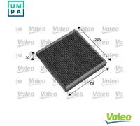 Cabin filter Activated Carbon Filter 698862 VALEO for BMW ALPINA