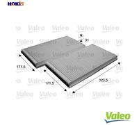 VALEO 698863 Filter, interior air for ALPINA,BMW