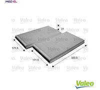 VALEO 698863 Pollen filter