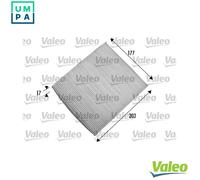Valeo Cabin Air Filter 698866 – Pollen & Particle Filter, Protects vs Dust & Bacteria – ESSENTIAL