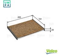 FILTER CABIN AIR 701028 FOR NISSAN DUALIS QASHQAI/+2 K9K282/292/430 1.5L 4cyl