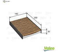 VALEO 701032 Pollen filter