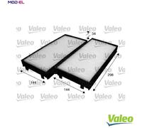 FILTER CABIN AIR 715583 FOR BMW X5/SAV/E70 X6/SAC/E71/E72 N57D30C/A/B M57D30