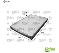 Valeo Cabin Air Filter 715595 Pollen/Particle for IVECO