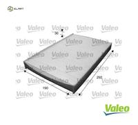 VALEO 715595 Pollen filter