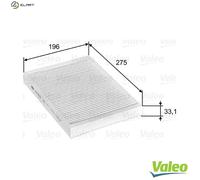 FILTER CABIN AIR 715597 FOR VOLVO V60 S80/II S60 XC60/SUV XC70 V70/III 2.0L 5cyl
