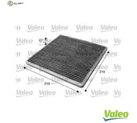Valeo Cabin Air Filter 715619 - Activated Carbon - for Toyota Subaru Lexus 2AZ-FE/1MZ-FE