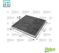 VALEO 715619 Filter, interior air for LEXUS,SUBARU,TOYOTA