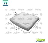 VALEO 715620 Filter, interior air ESSENTIAL Particulate Filter (pollen) Protection against pollen, dust and bacteria