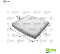 VALEO 715620 Filter, interior air ESSENTIAL Particulate Filter (pollen) Protection against pollen, dust and bacteria