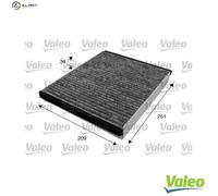 Filter, interior air for FORD VOLVO VALEO 715628