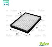 Valeo 715654 Car Cabin Air Filter