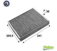 Valeo Cabin Air Filter Protect for Cars 715659 - Active Carbon | Valeo Air Quality: Clean air, protection and well-being