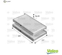 VALEO 715669 Pollen filter