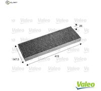 Valeo Pollen Cabin Air Filter 715675 Activated Carbon for Opel Vectra B Hatchback