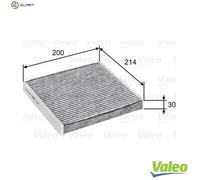 Valeo Cabin Air Filter 715747 Activated Carbon CLIMFILTER PROTECT Fits Ford Transit Mk6