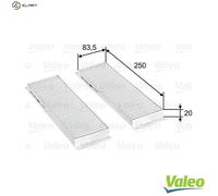 VALEO 715748 Pollen filter