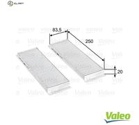 VALEO 715748 Pollen filter