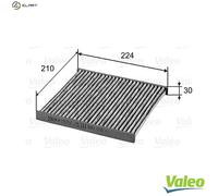 VALEO 715756 Pollen filter