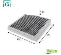 VALEO 715814 Pollen filter