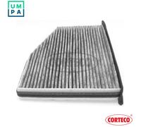 Cabin filter Activated Carbon Filter 80000602 CORTECO for VW SKODA AUDI SEAT