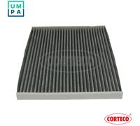 Cabin filter Activated Carbon Filter 80000777 CORTECO for OPEL FIAT ALFA ROMEO