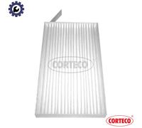 Cabin Air Filter 260mm Length 25mm Height Fits Nissan Cube Leaf CORTECO 80001720