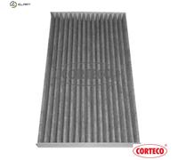 Cabin Air Filter 260mm Length 25mm Height Fits Nissan Cube Leaf CORTECO 80001721
