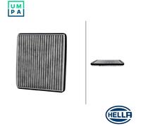 FILTER CABIN AIR 8ZC 366 123-831 FOR LEXUS TOYOTA YARIS/VERSO/VAN HILUX/VII 4.6L