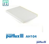 PURFLUX AH104 Filter, interior air for AUDI,SEAT,SKODA,VW