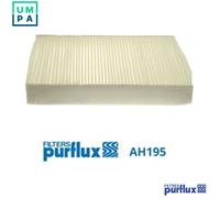 PURFLUX Pollen filter Pollen Filter AH195 Filter, interior air,Cabin filter FORD,Fiesta Mk5 Schrägheck (JH1, JD1, JH3, JD3),FUSION (JU_)