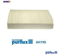 PURFLUX Pollen filter Pollen Filter AH195 Filter, interior air,Cabin filter FORD,Fiesta Mk5 Schrägheck (JH1, JD1, JH3, JD3),FUSION (JU_)