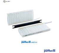 Filter, cabin air PURFLUX AH273-2 for NISSAN NV400 Van (X62, X62B) 2.3 2014-2016
