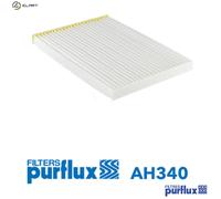 Purflux Pollen Filter AH340 – Cabin Air Filter for Nissan X-Trail, Qashqai, Dualis