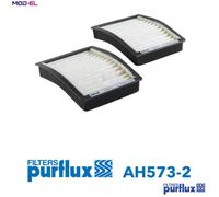 Purflux Cabin Air Filter AH573-2 Pollen Filter for BMW M52B25 2.5L, M42B18 1.8L