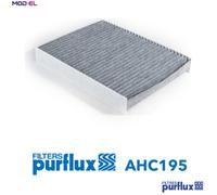 Purflux Cabin Pollen Filter AHC195 - Activated Carbon - for Ford Fiesta/Fusion