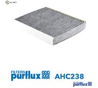 Purflux Cabin Air Filter AHC238 - Activated Carbon Pollen Filter for Ford & Volvo