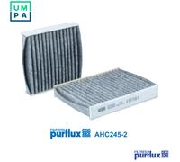 Cabin filter Activated Carbon Filter AHC245-2 PURFLUX for CITROËN PEUGEOT DS