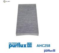 Purflux Cabin Air Filter AHC258 - Activated Carbon - for FIAT PEUGEOT CITROËN