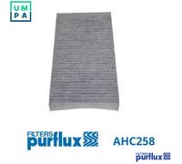 Purflux Cabin Air Filter AHC258 - Activated Carbon - for FIAT PEUGEOT CITROËN
