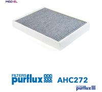 Purflux Pollen Filter AHC272 - Activated Carbon - Fits Citroen & Peugeot